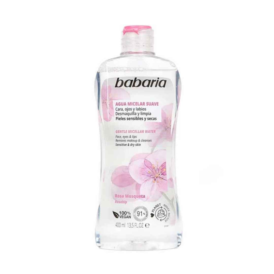 مشخصات، خرید و قیمت میسلار واتر باباریا مدل ROSEHIP مناسب پوست خشک و حساس 400 میل ⭐️ ویان مارکت