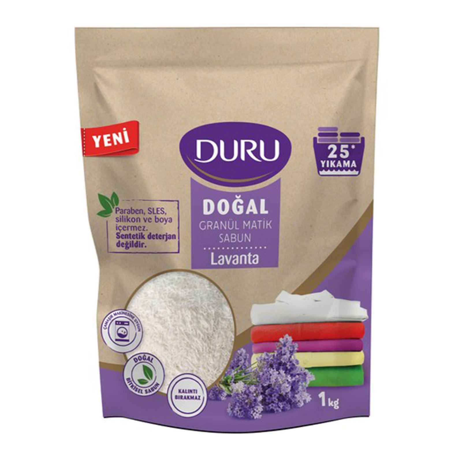 مشخصات، خرید و قیمت پودر صابون دورو با رایحه اسطوخودوس وزن 1 کیلوگرم ⭐️ ویان مارکت