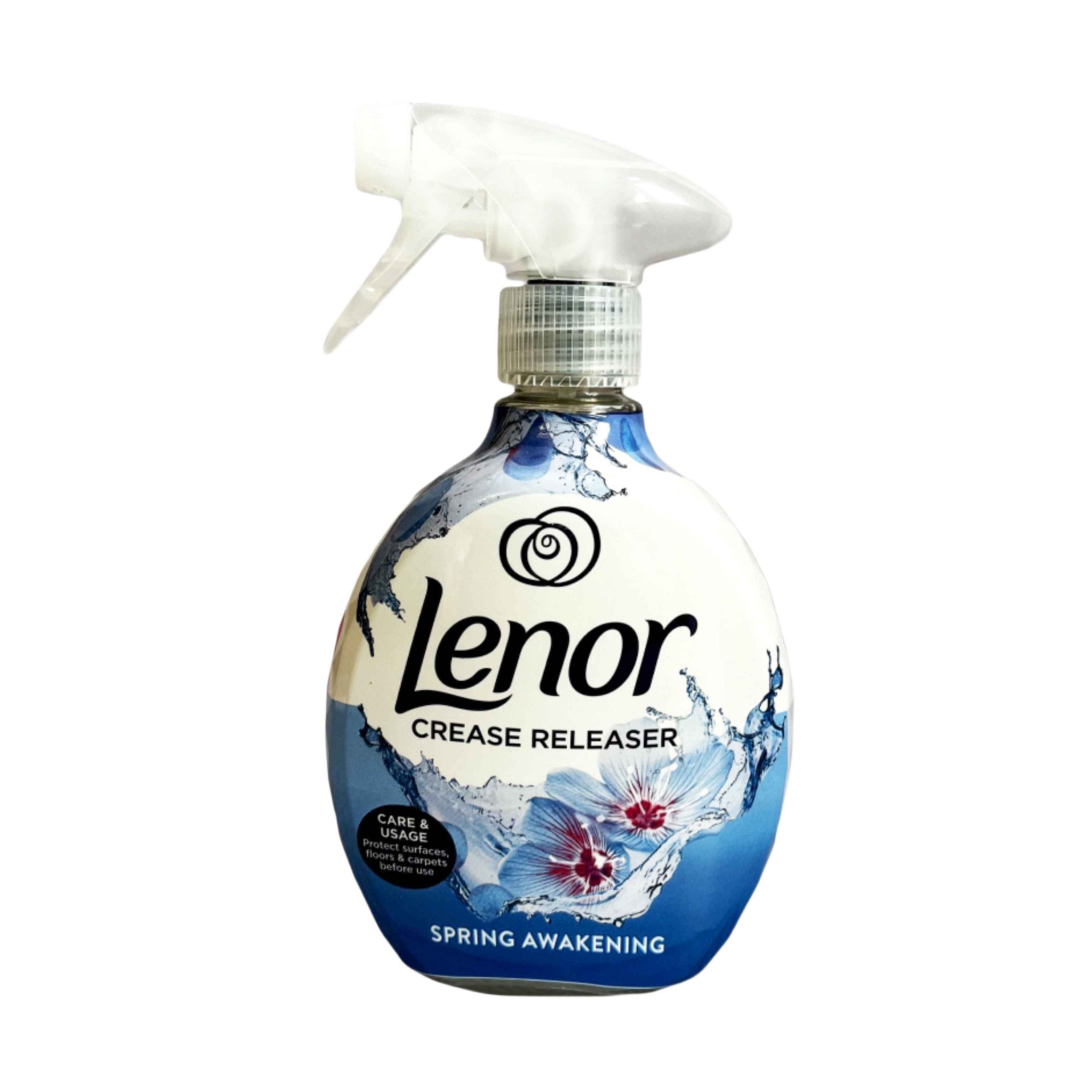 مشخصات، خرید و قیمت اسپری ضد چروک و خوشبو کننده لباس لنور lenor با رایحه بیداری بهاری حجم 500 میل ⭐️ ویان مارکت