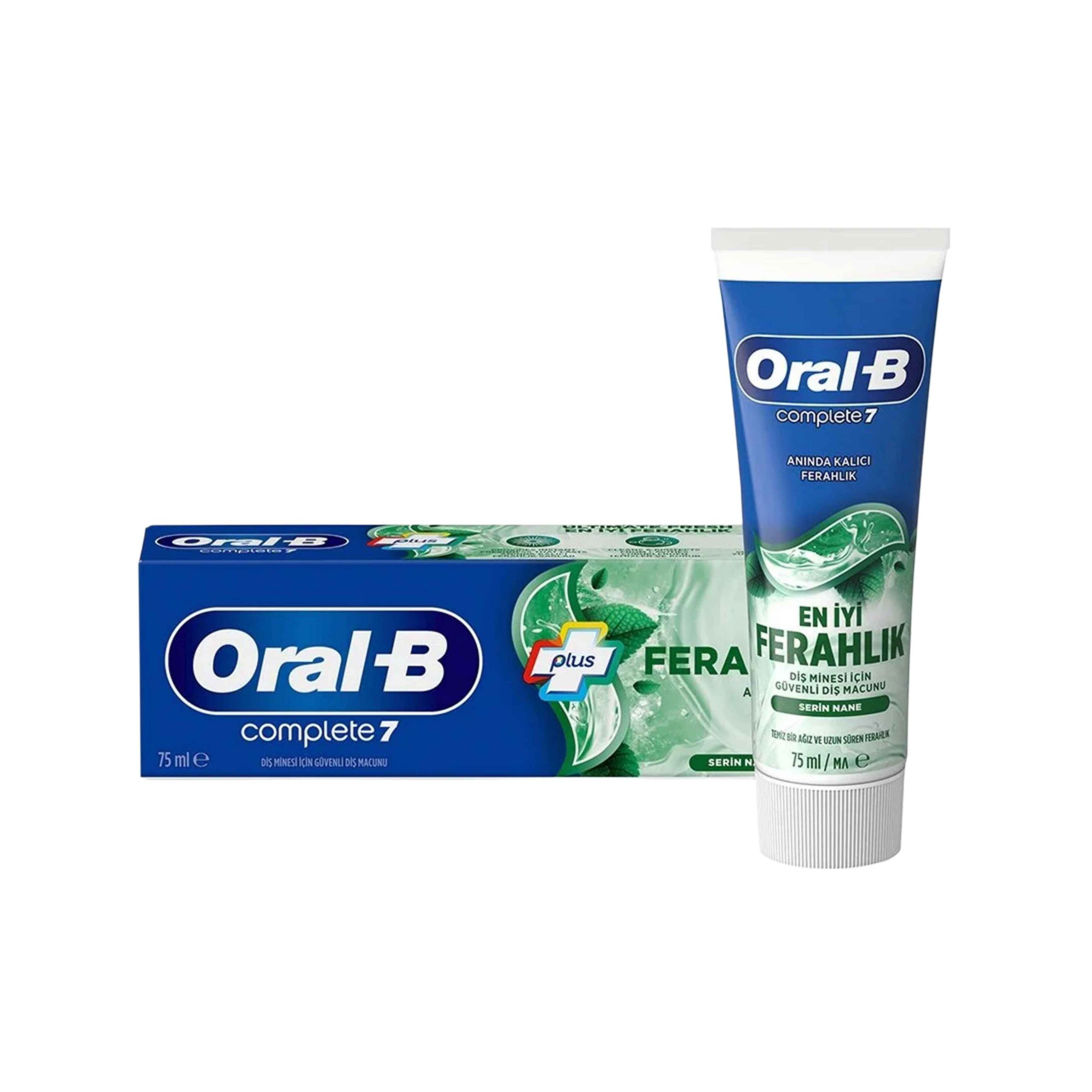 مشخصات، خرید و قیمت خمیر دندان هربال اورال بی مدل Complete 7 Plus حجم 75 میل ⭐️ ویان مارکت