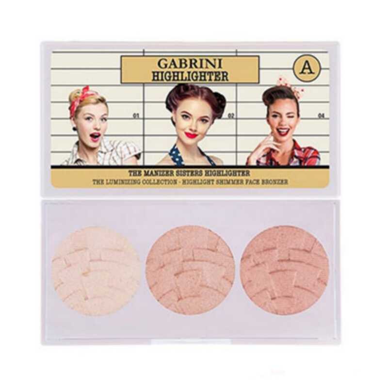 مشخصات، خرید و قیمت پالت هایلایتر سه عددی سری A گابرینی ⭐️ ویان مارکت