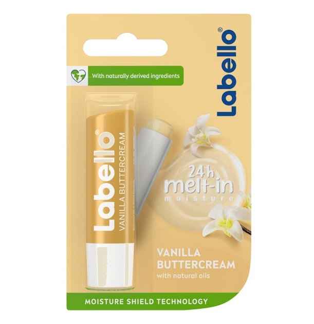 مشخصات، خرید و قیمت بالم لب لابلو مدل Vanilla Buttercream با رایحه وانیلی نرم کننده 24 ساعته 5.5 میل ⭐️ ویان مارکت
