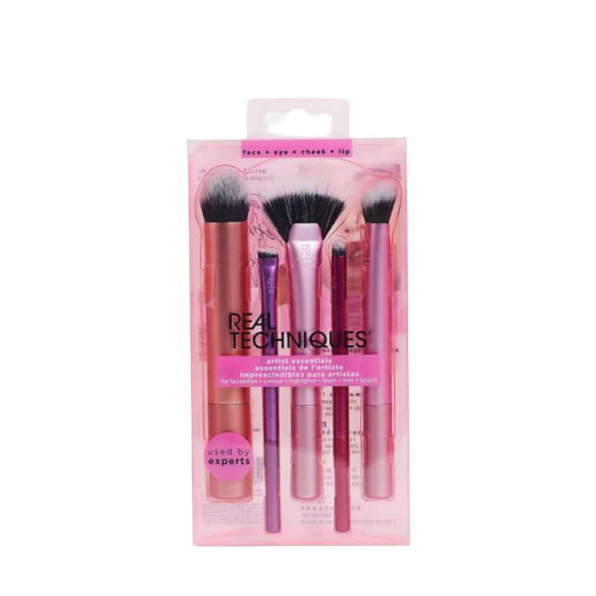 مشخصات، خرید و قیمت ست براش ریل تکنیکت real techniques مدل artist essentials بسته 5 عددی ⭐️ ویان مارکت