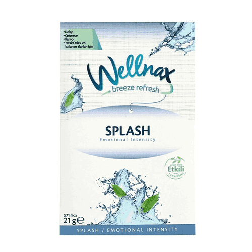 مشخصات، خرید و قیمت پودر خوشبوکننده کمد لباس ولناکس WELLNAX مدل Splash حجم 21 گرم ⭐️ ویان مارکت